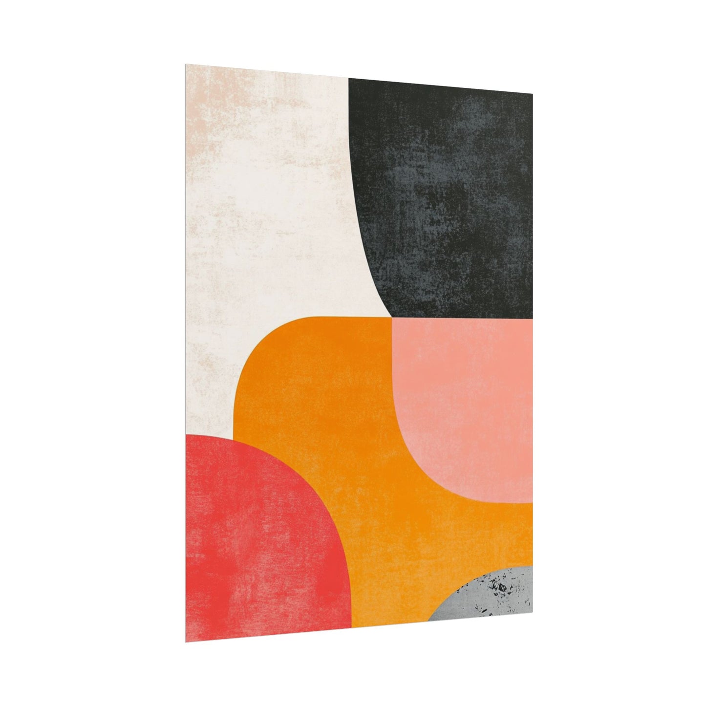 Retro Blocks - Mid-Century Modern Abstract Art Print