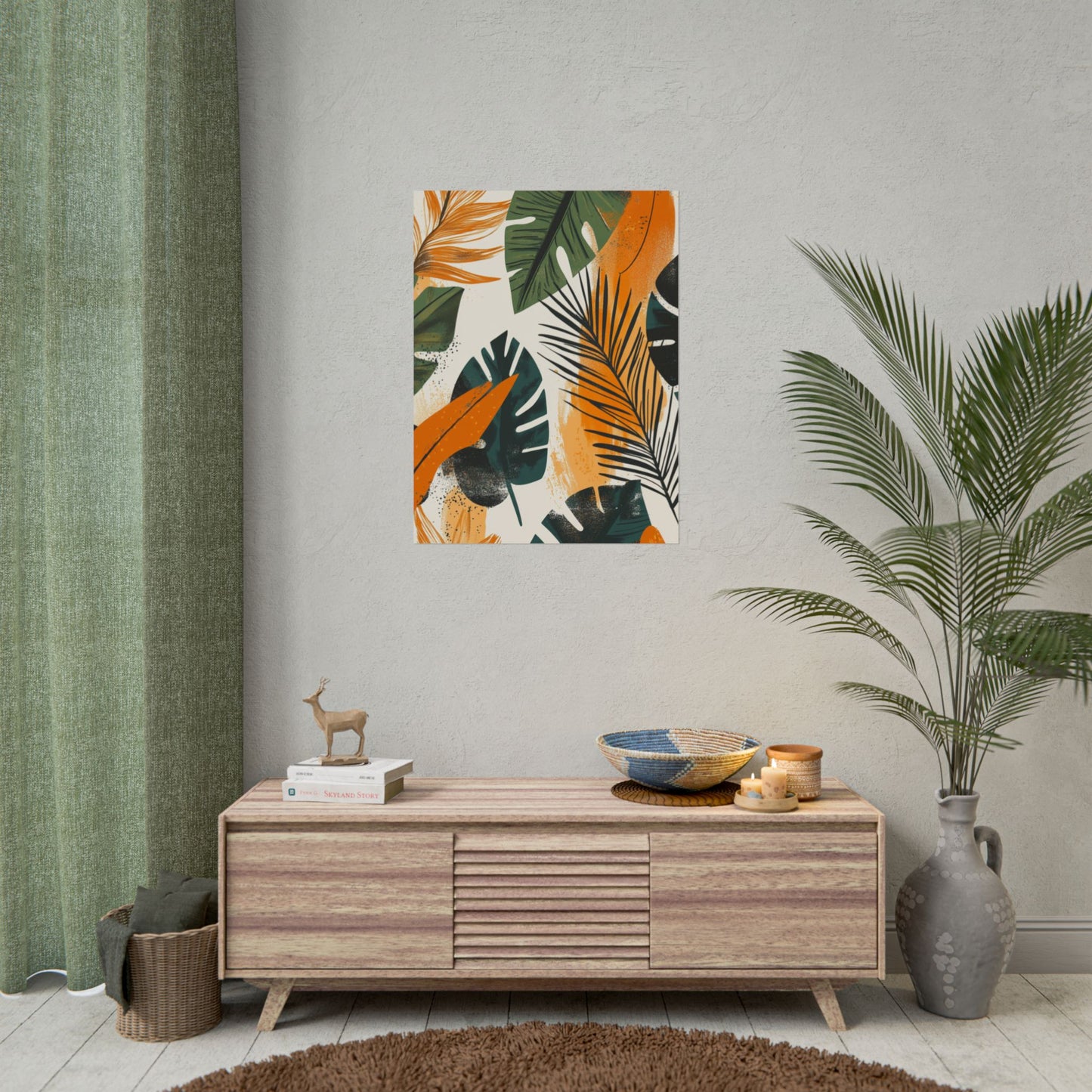 Tropical Fusion - Abstract Botanical Art Print