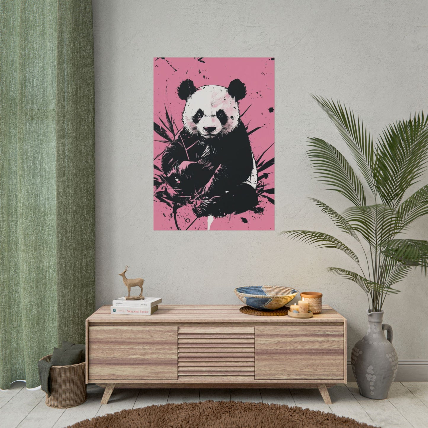 Urban Panda - Abstract Graffiti Art Print