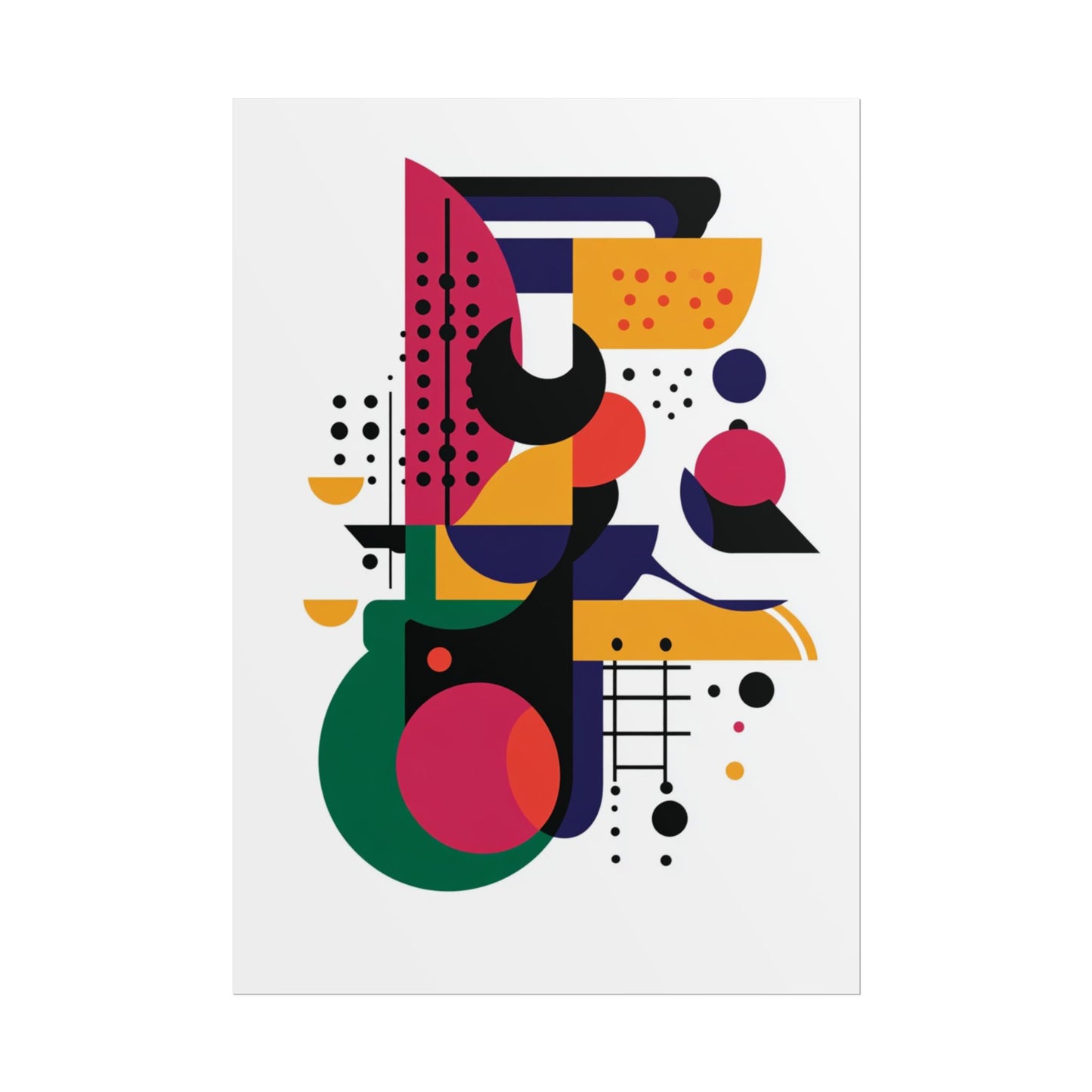 Modern Vibes - Geometric Abstract Art Print