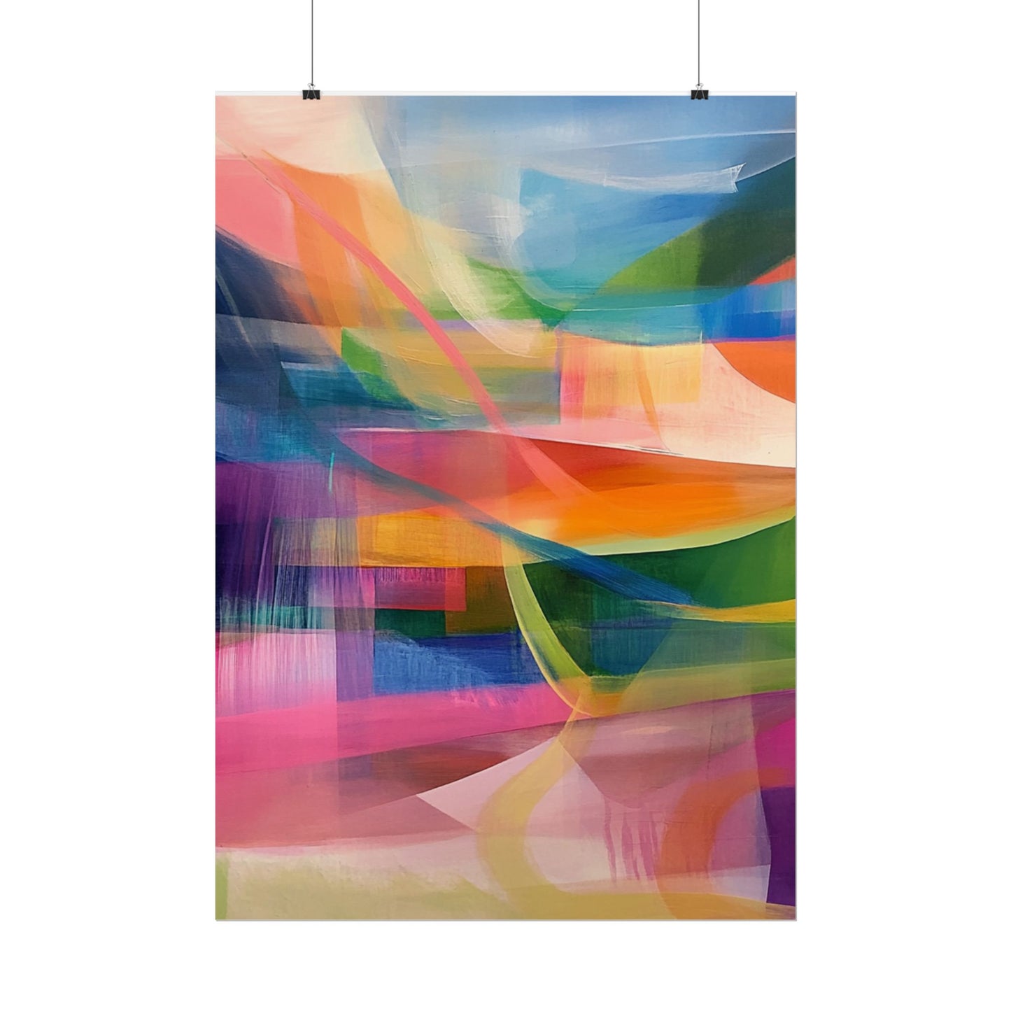 Vibrant Abstract Harmony - Art Print