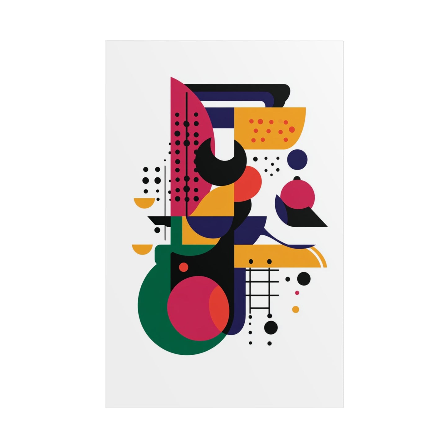 Modern Vibes - Geometric Abstract Art Print