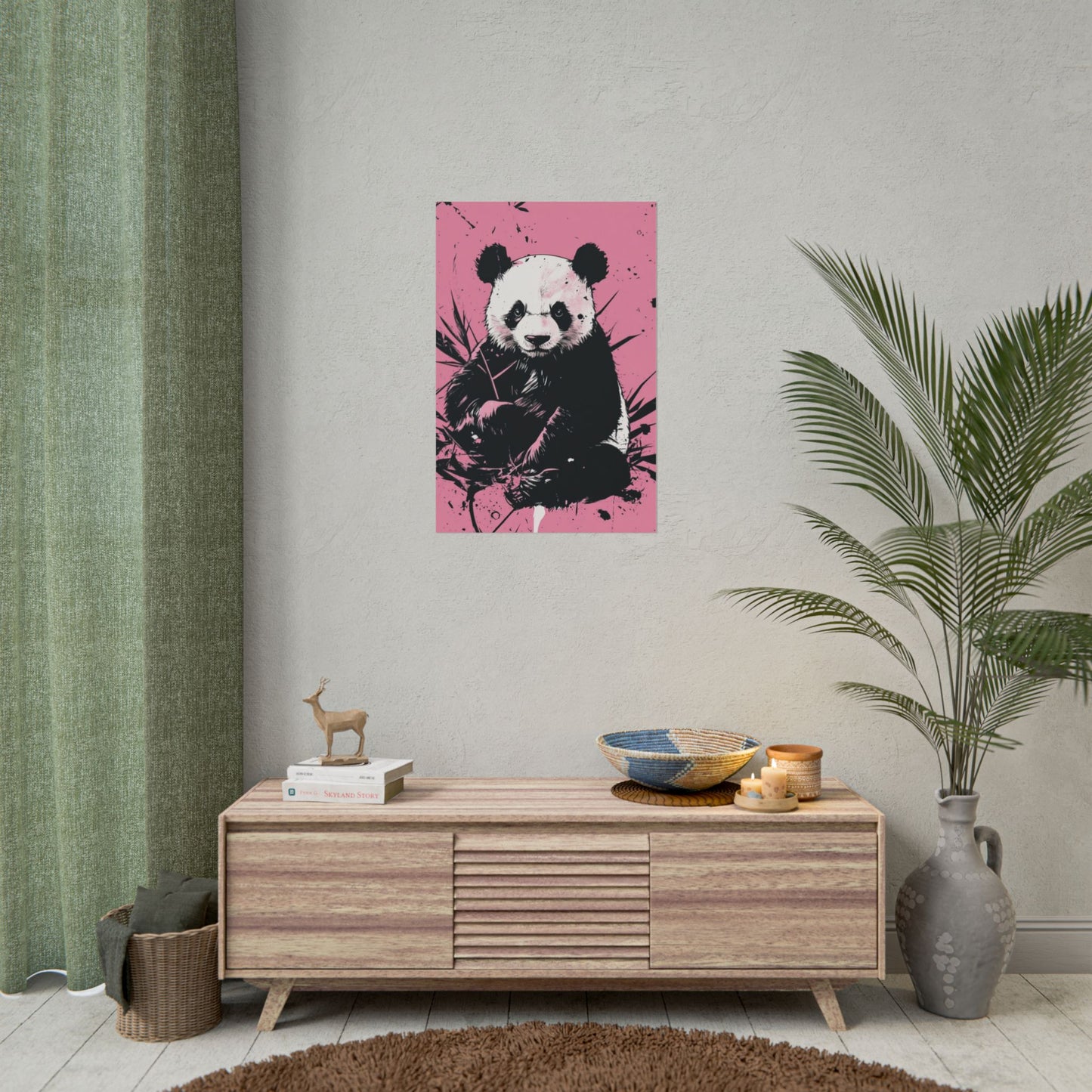 Urban Panda - Abstract Graffiti Art Print