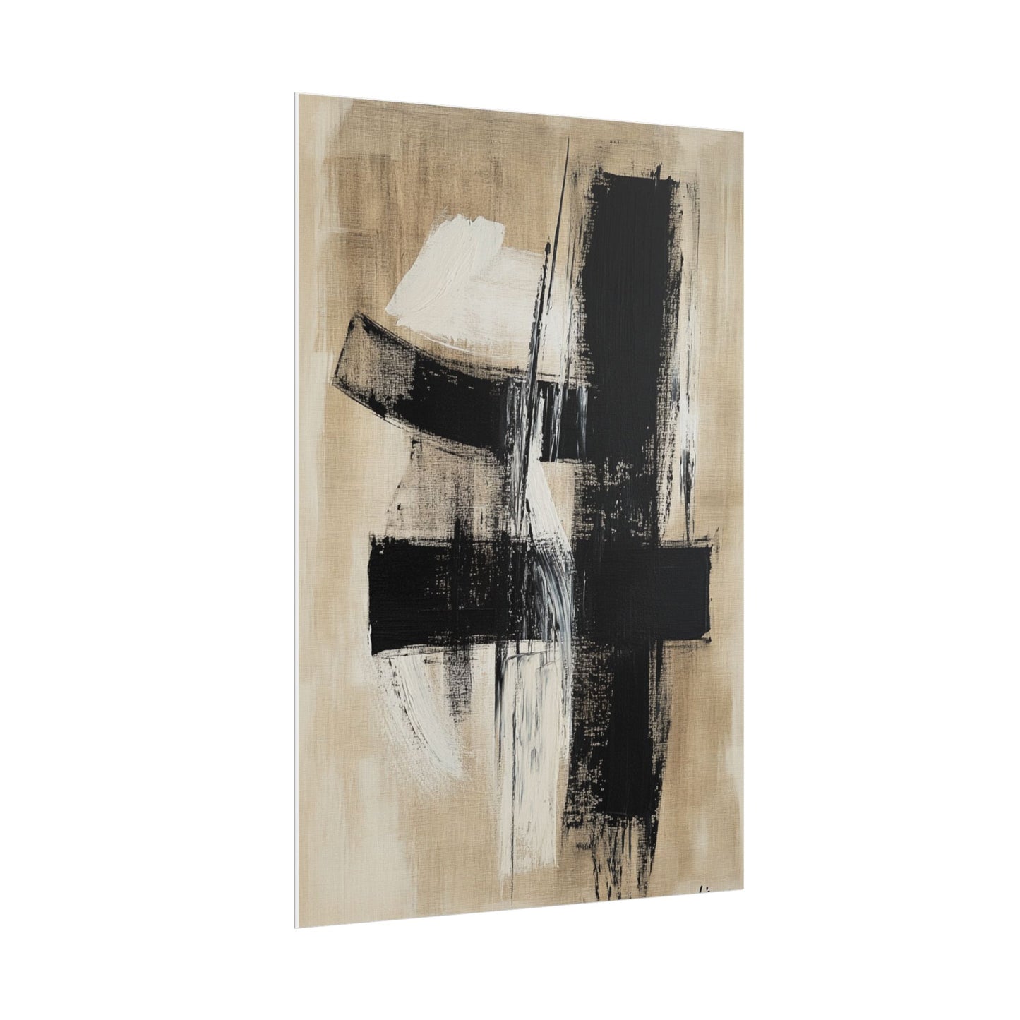 Muted Elegance - Minimalist Abstract Art Print