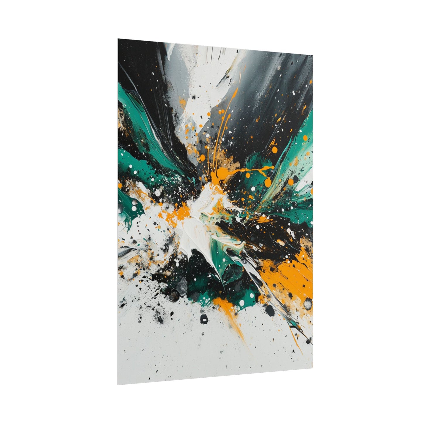 Explosive Fusion - Dynamic Abstract Art Print