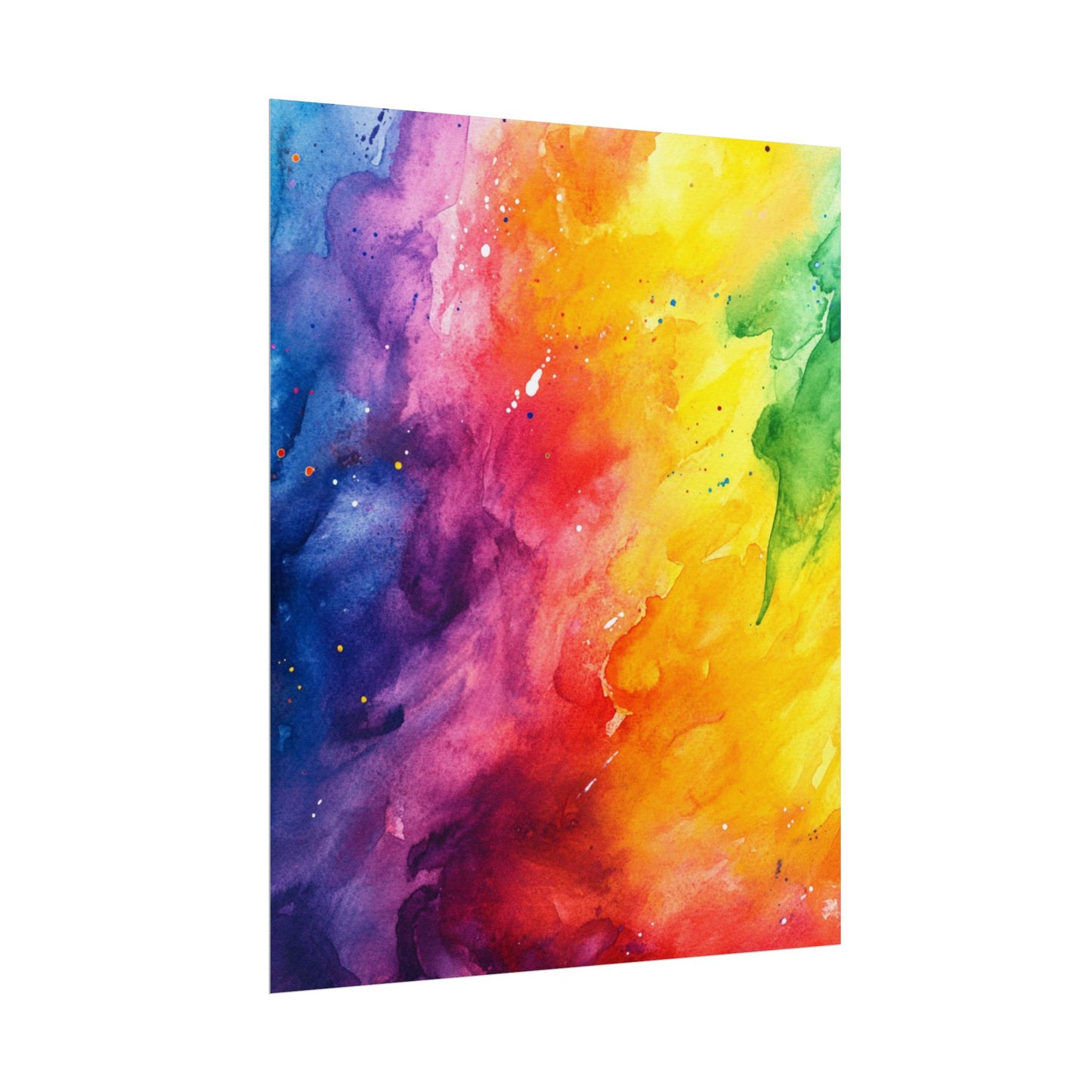 Spectrum of Emotions - Vivid Abstract Watercolour Art