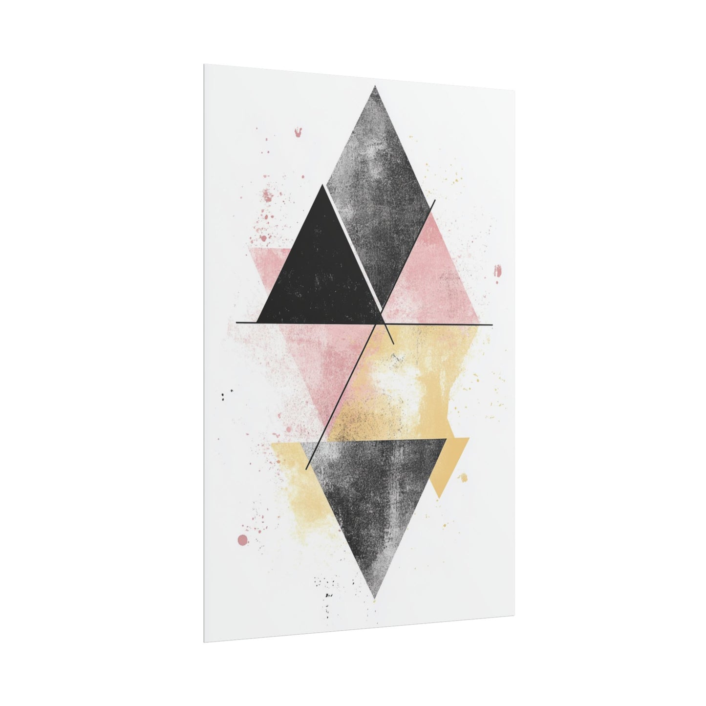 Geometric Symmetry - Abstract Art Print