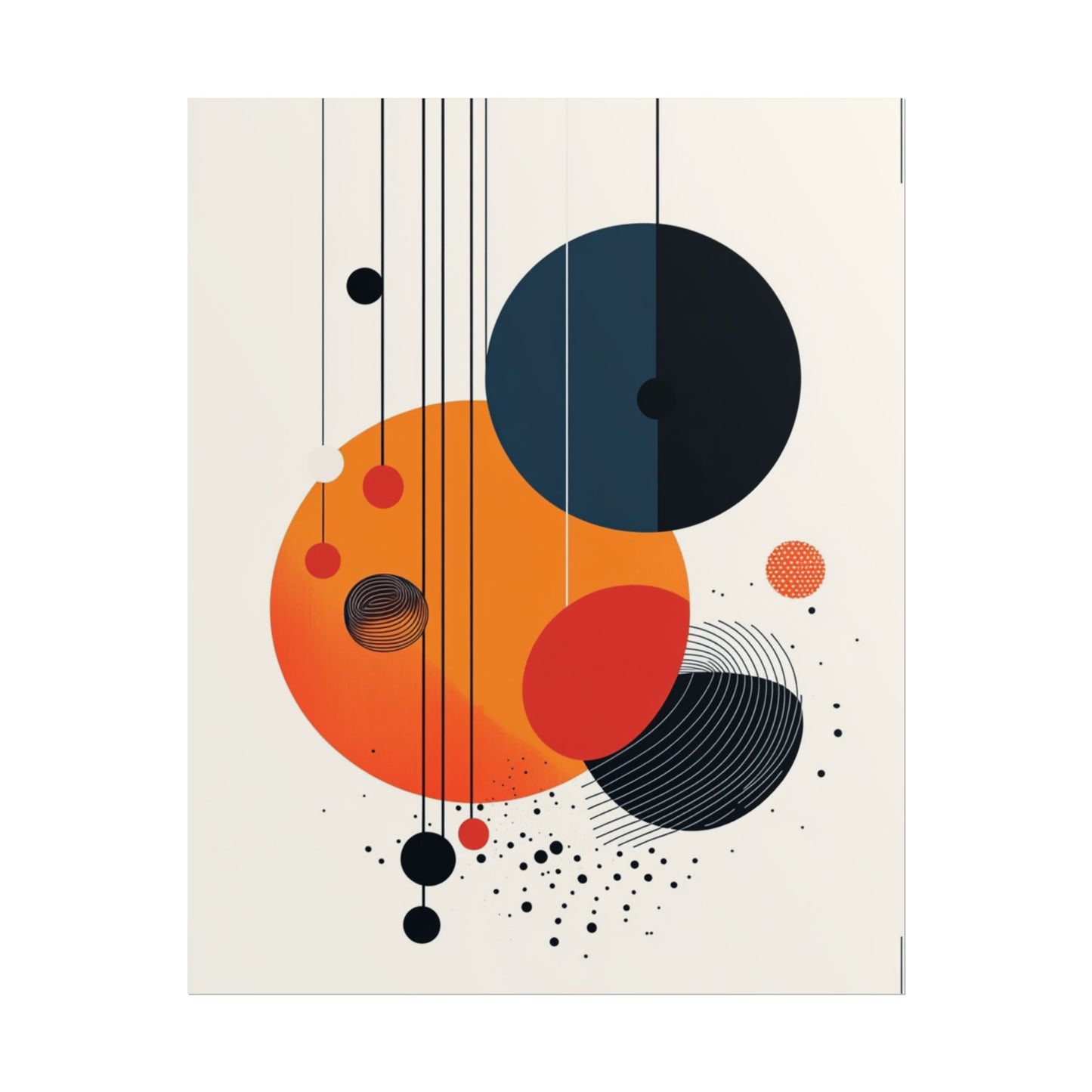 Solar Spheres - Abstract Geometric Art Print