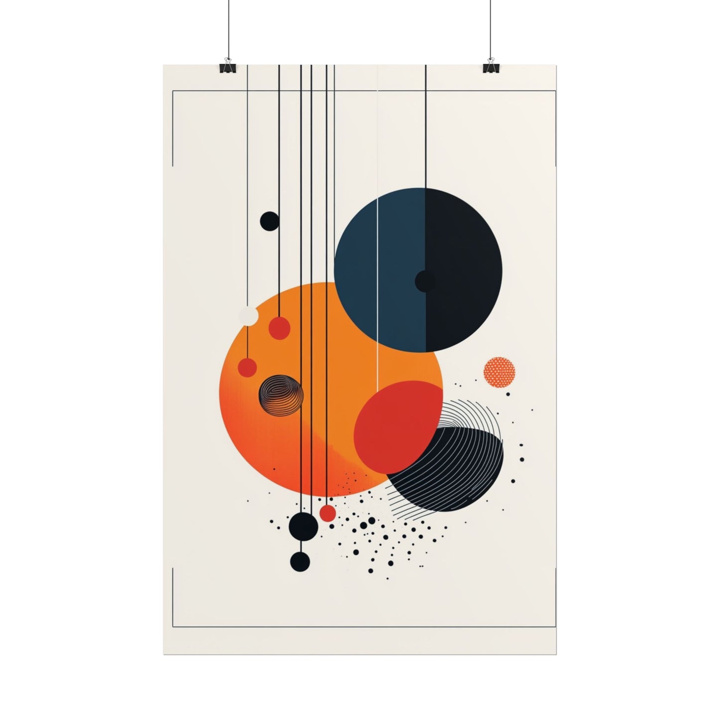 Solar Spheres - Abstract Geometric Art Print