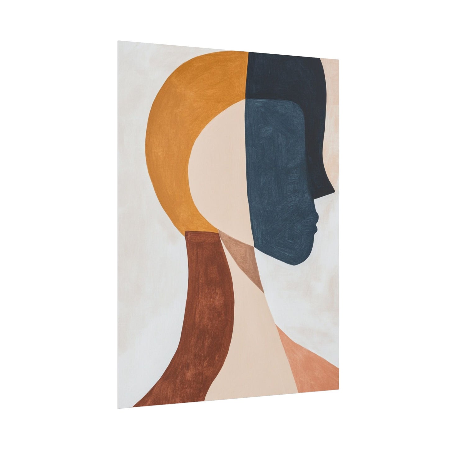 Dual Perspectives - Abstract Silhouette Art Print