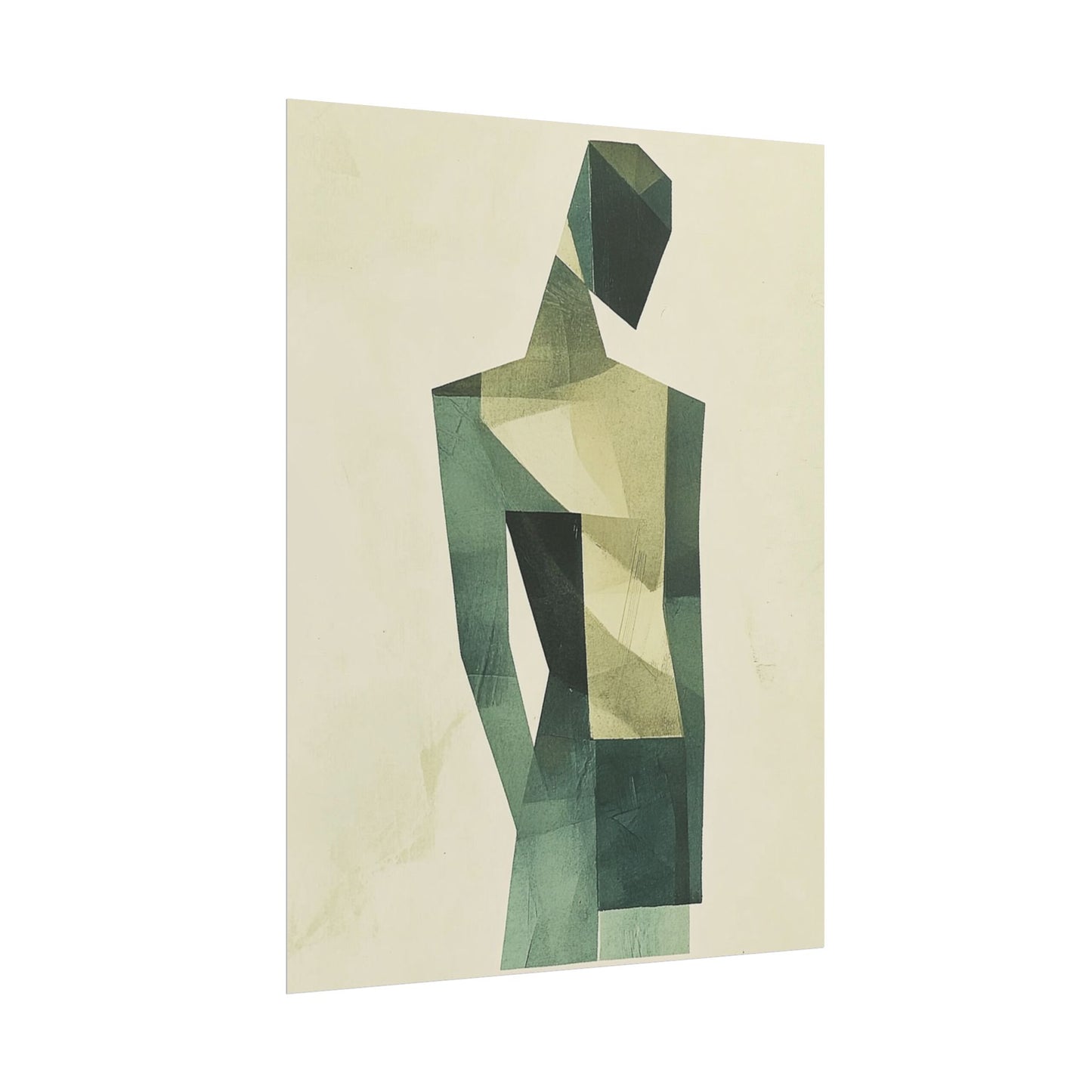 Contemplative Form - Geometric Abstract Art Print