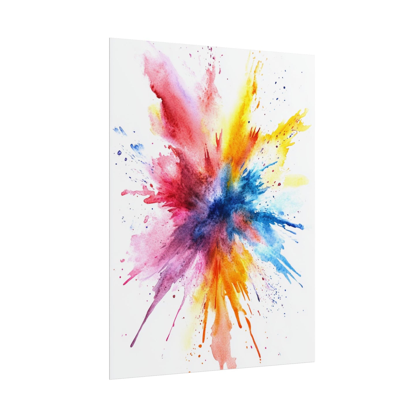 Explosion of Colour - Vibrant Abstract Burst Art