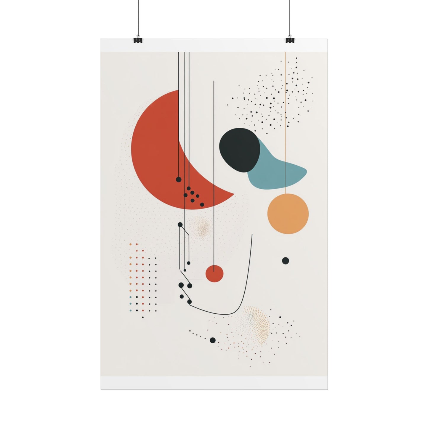 Celestial Rhythm - Abstract Geometric Art Print