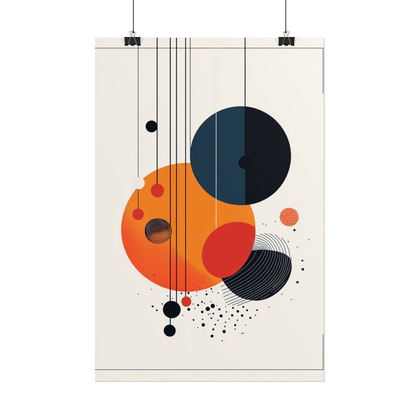 Solar Spheres - Abstract Geometric Art Print