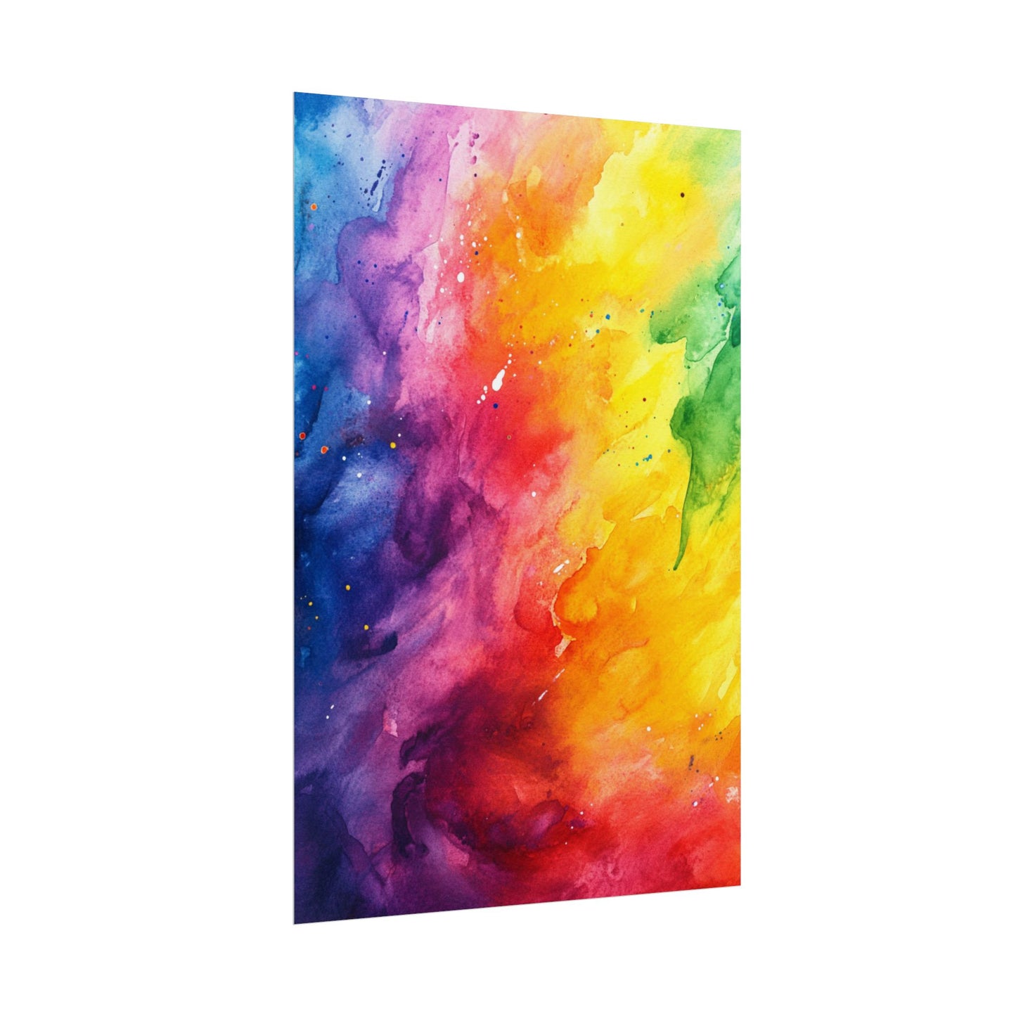 Spectrum of Emotions - Vivid Abstract Watercolour Art