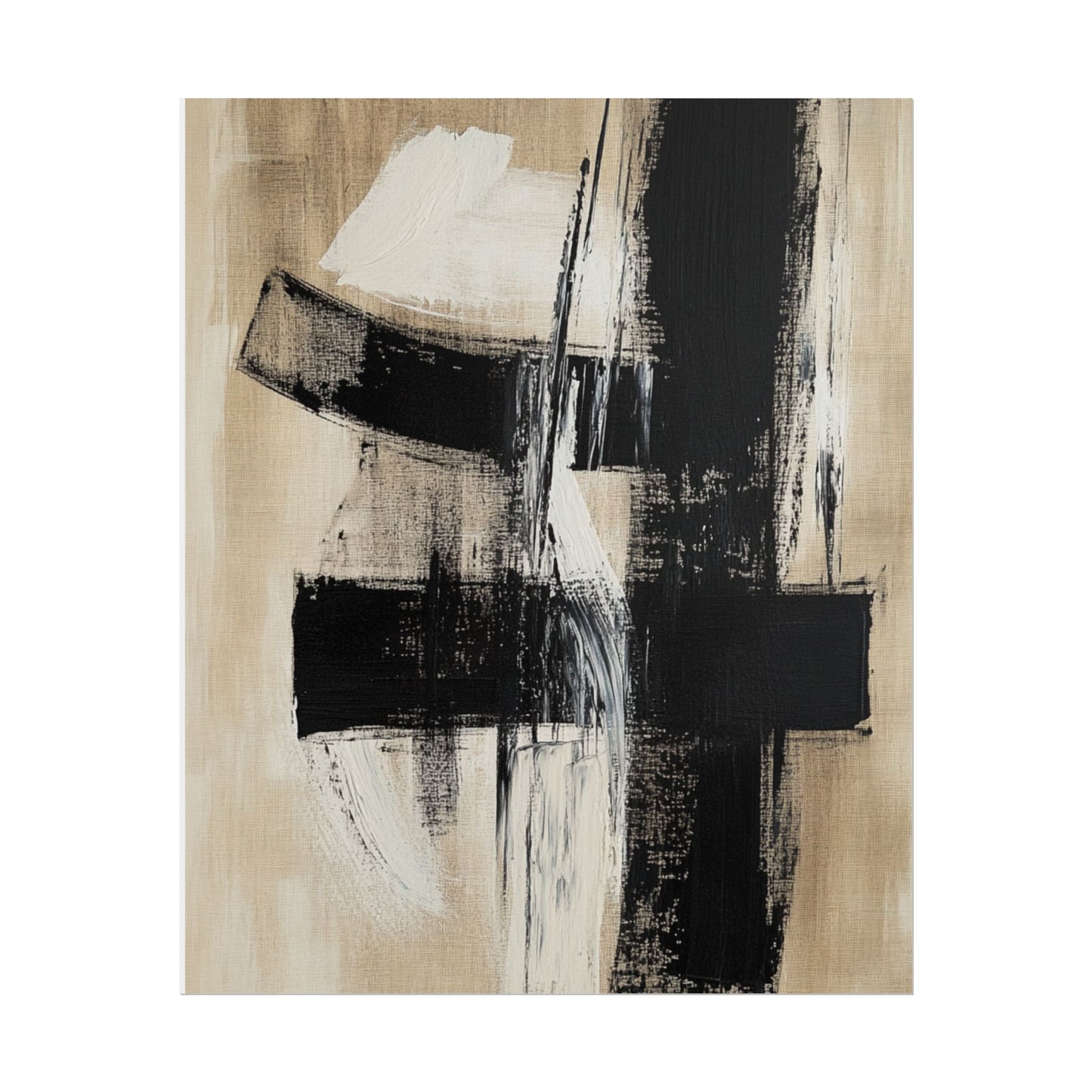 Muted Elegance - Minimalist Abstract Art Print