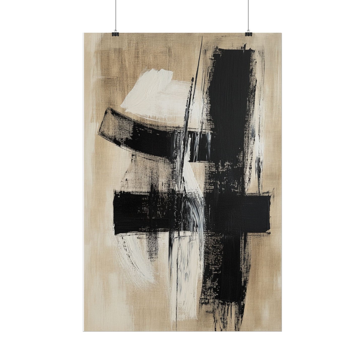 Muted Elegance - Minimalist Abstract Art Print