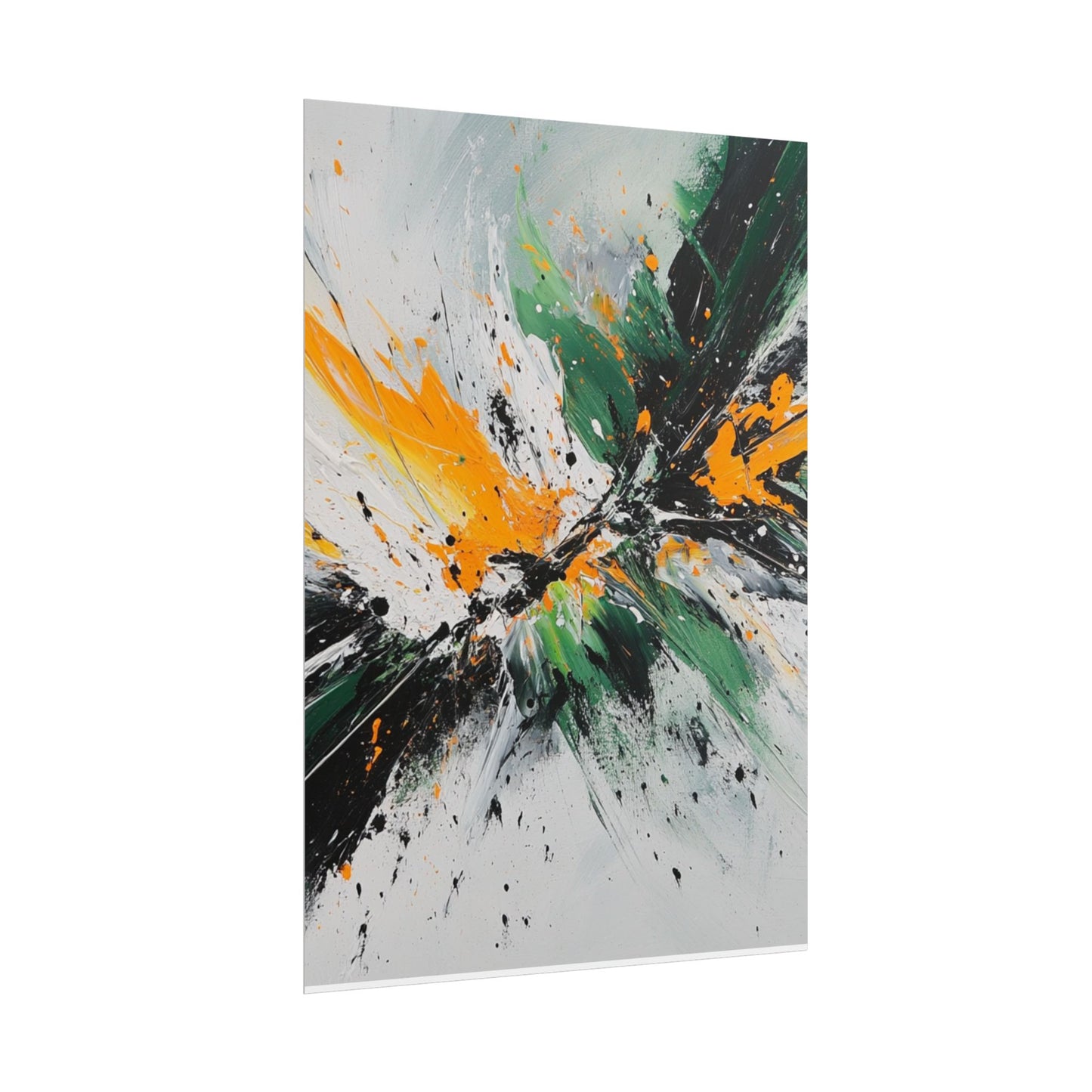 Explosive Energy - Dynamic Abstract Art Print