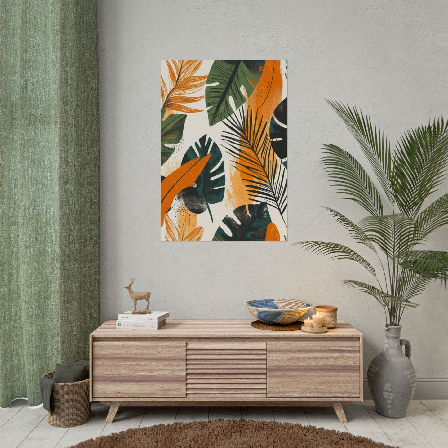 Tropical Fusion - Abstract Botanical Art Print