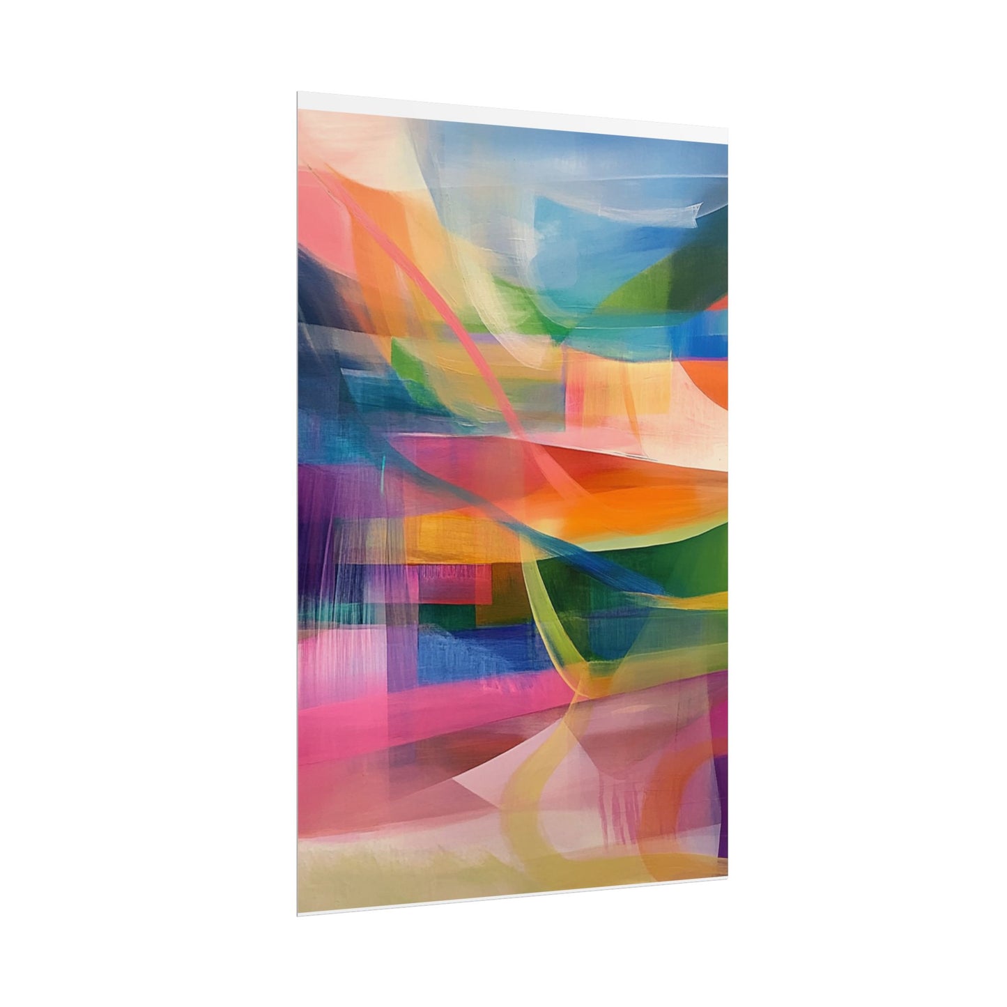 Vibrant Abstract Harmony - Art Print