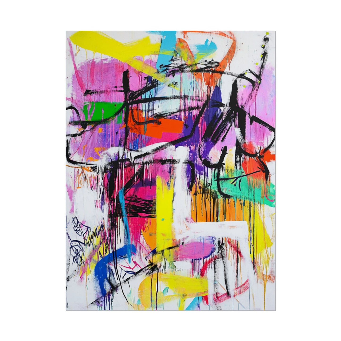 Urban Energy - Abstract Expressionist Art Print