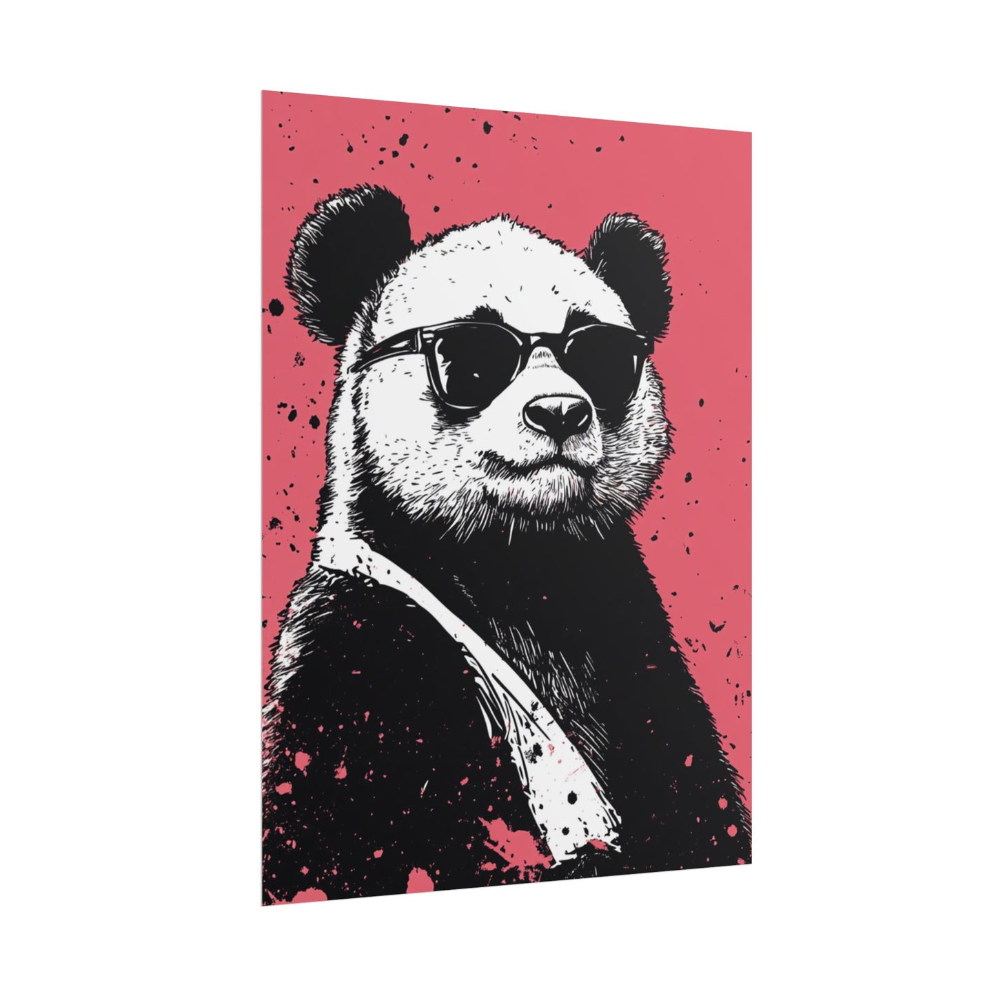 Cool Panda - Street Style Abstract Art Print