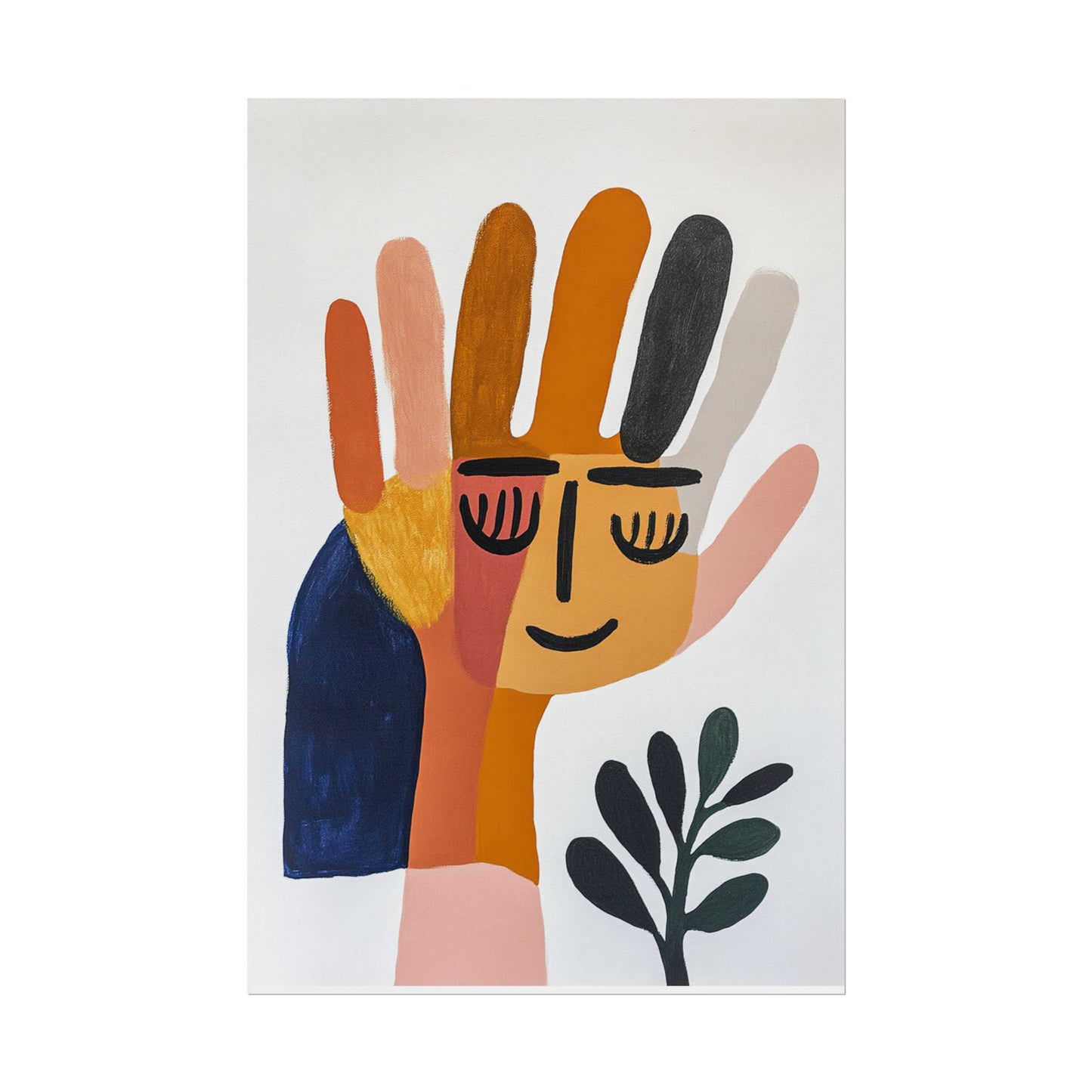 Joyful Hand - Playful Abstract Art Print