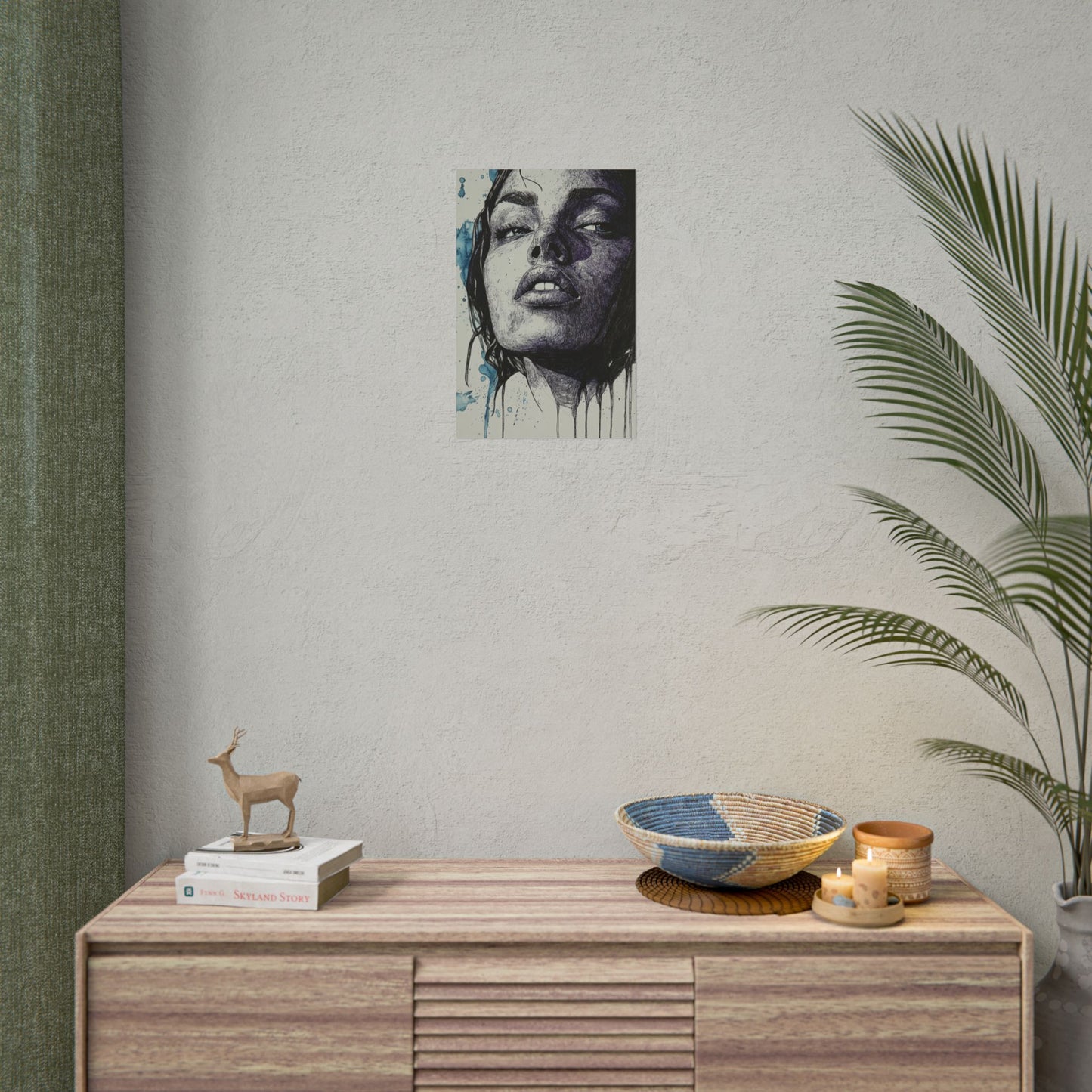 Raw Emotion - Abstract Portrait Print