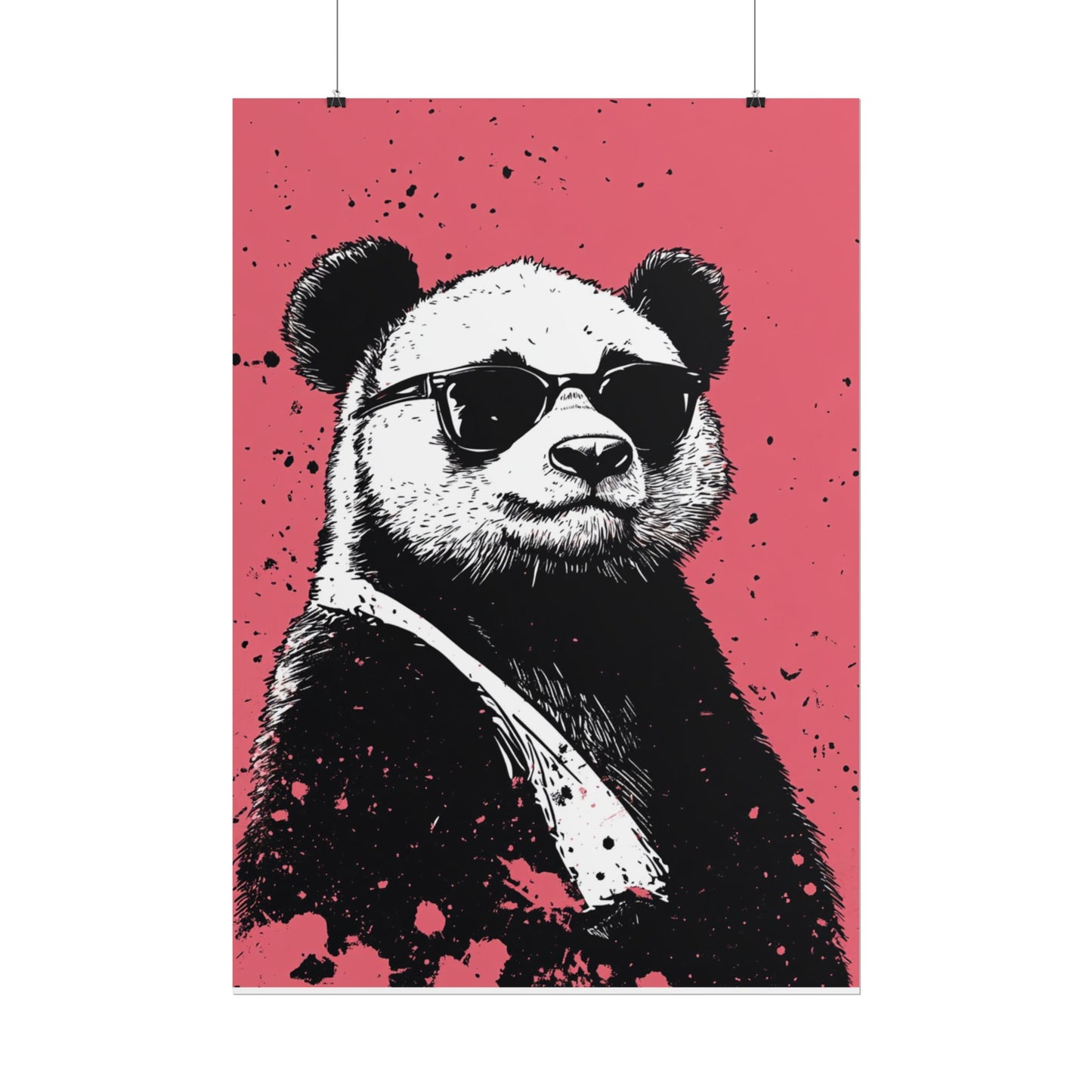 Cool Panda - Street Style Abstract Art Print