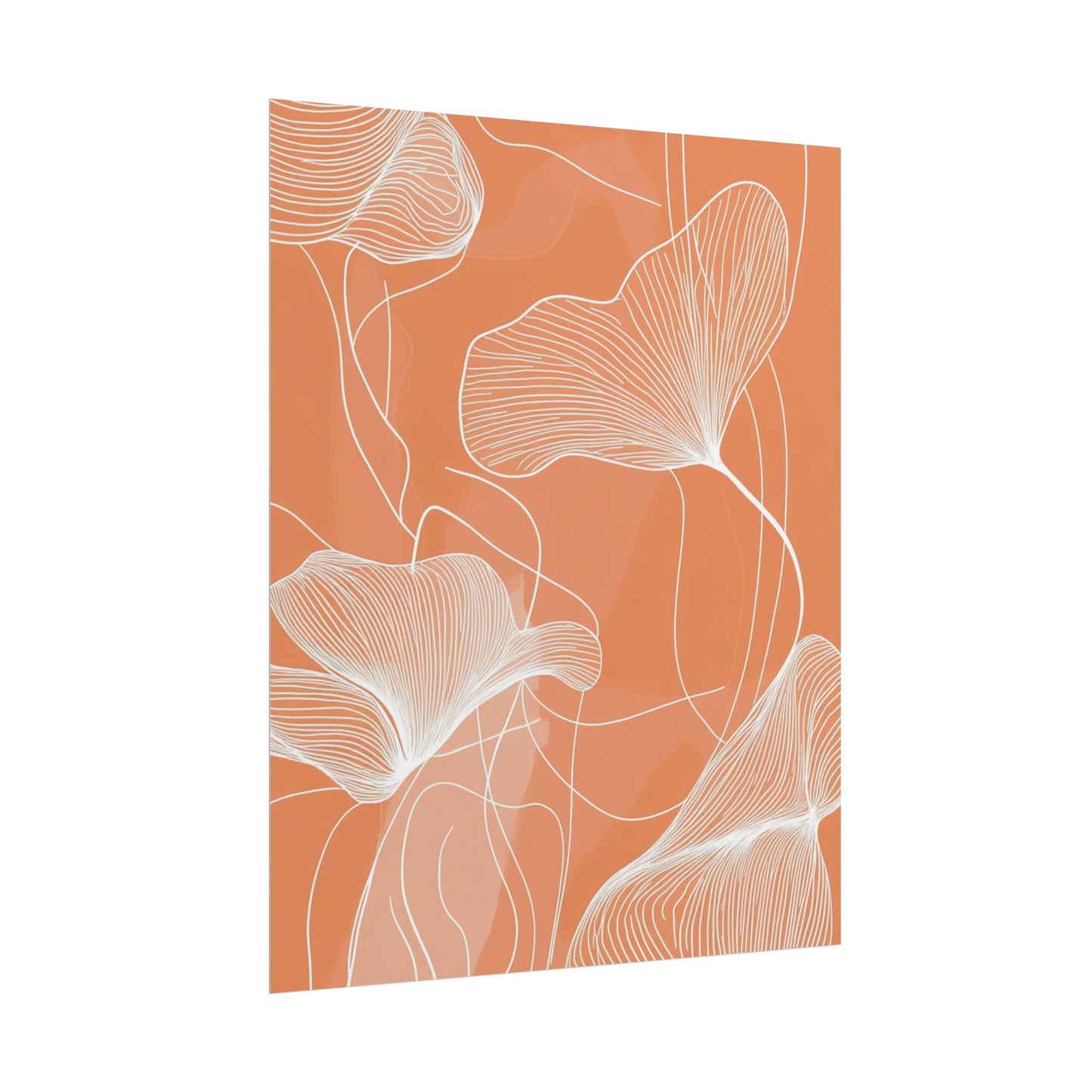 Serene Petals - Modern Abstract Art Print