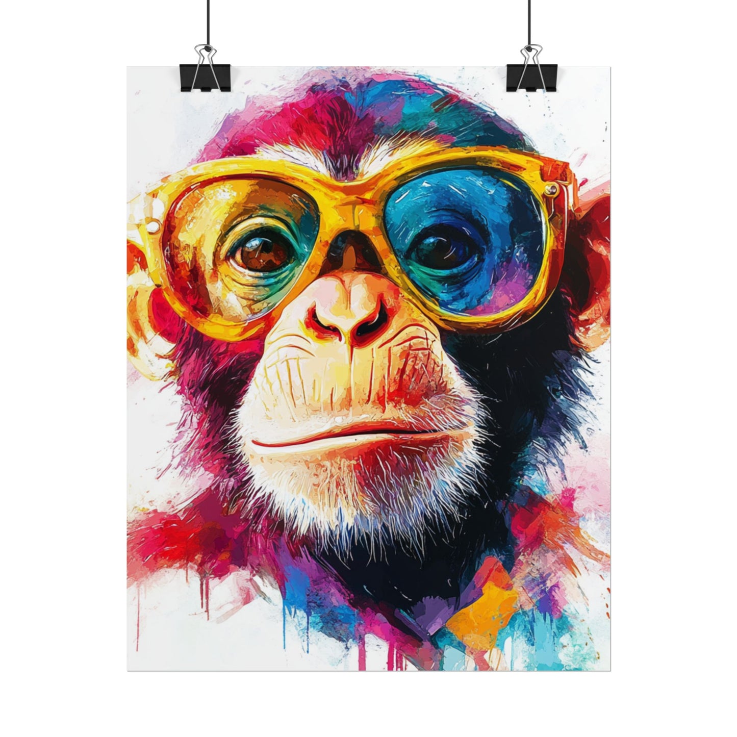 Cool Chimp - Abstract Art with a Splash of Colour