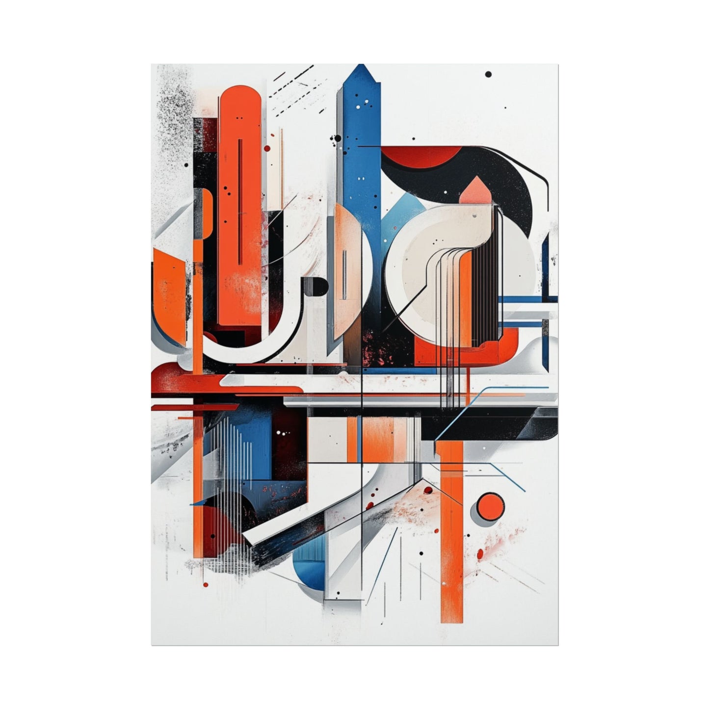 Urban Symphony - Geometric Abstract Art Print