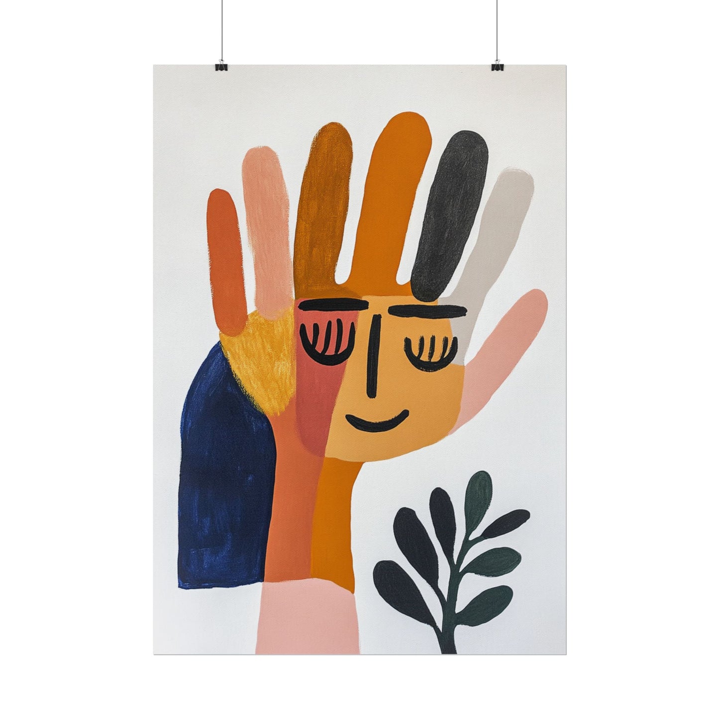 Joyful Hand - Playful Abstract Art Print