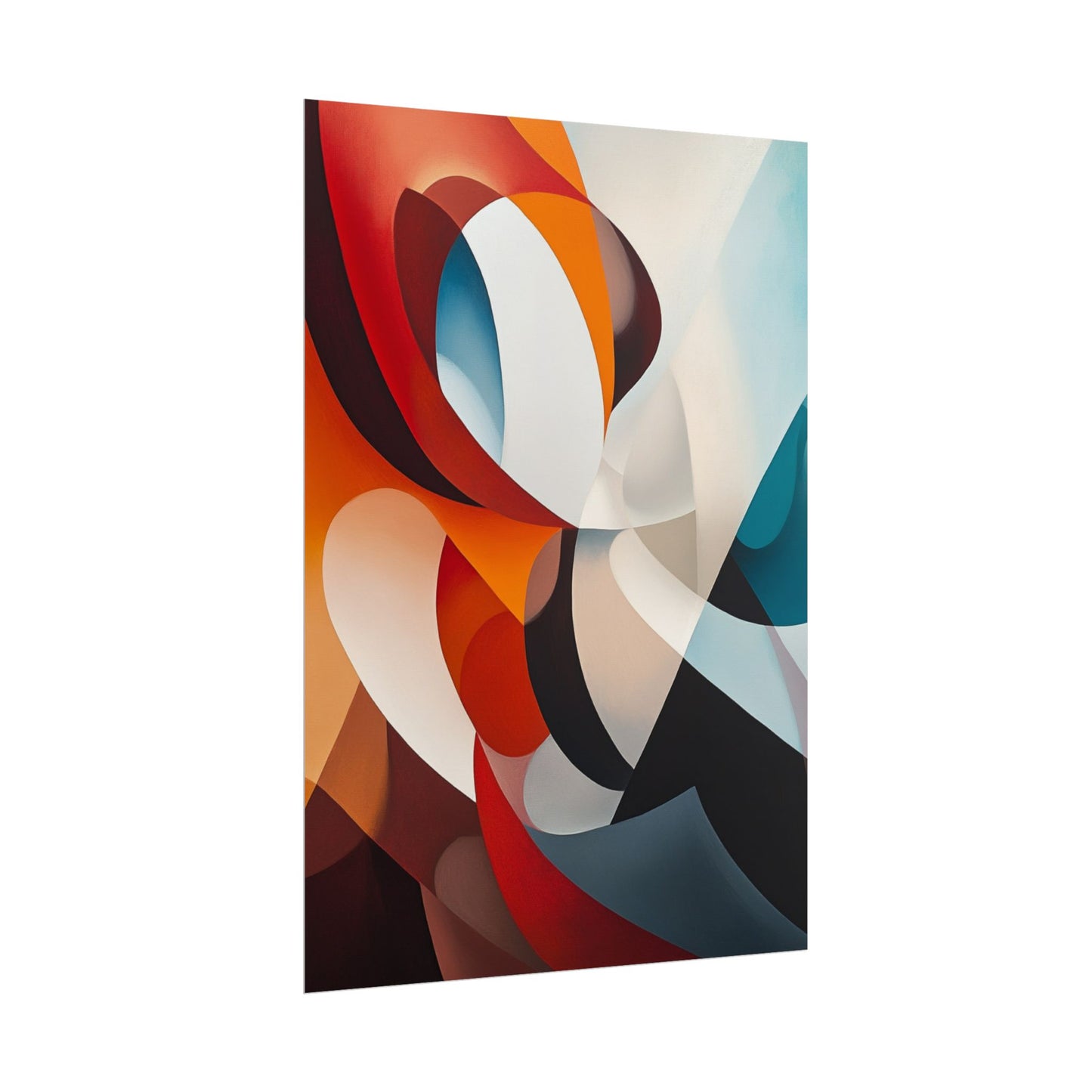 Dynamic Curves - Modern Abstract Art Print