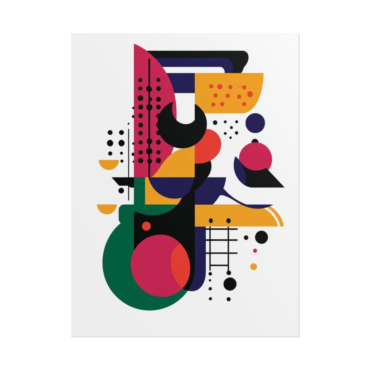 Modern Vibes - Geometric Abstract Art Print