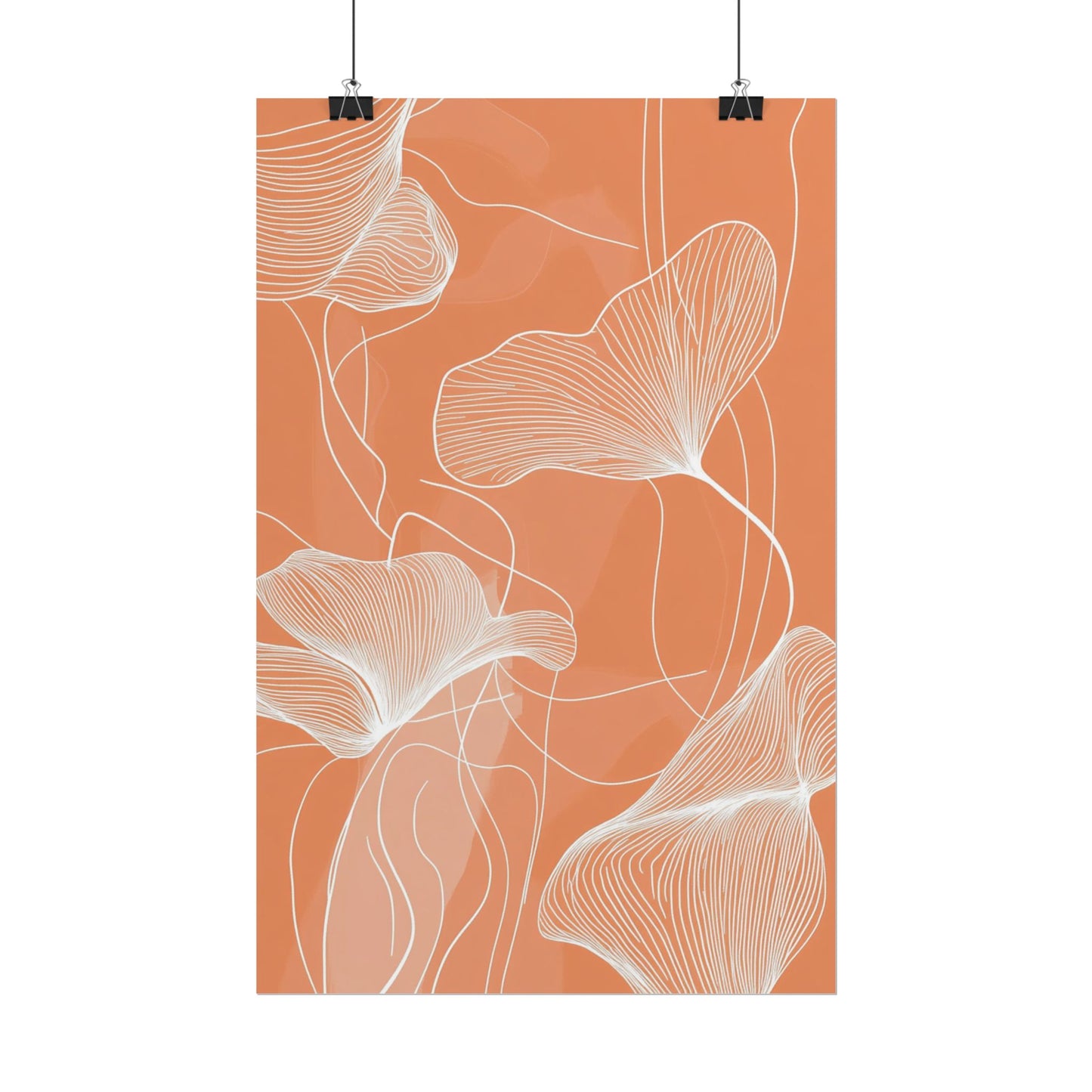 Serene Petals - Modern Abstract Art Print