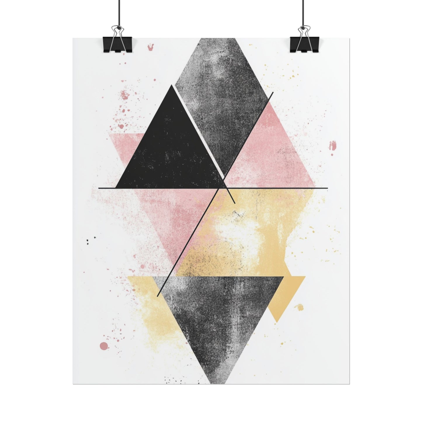 Geometric Symmetry - Abstract Art Print