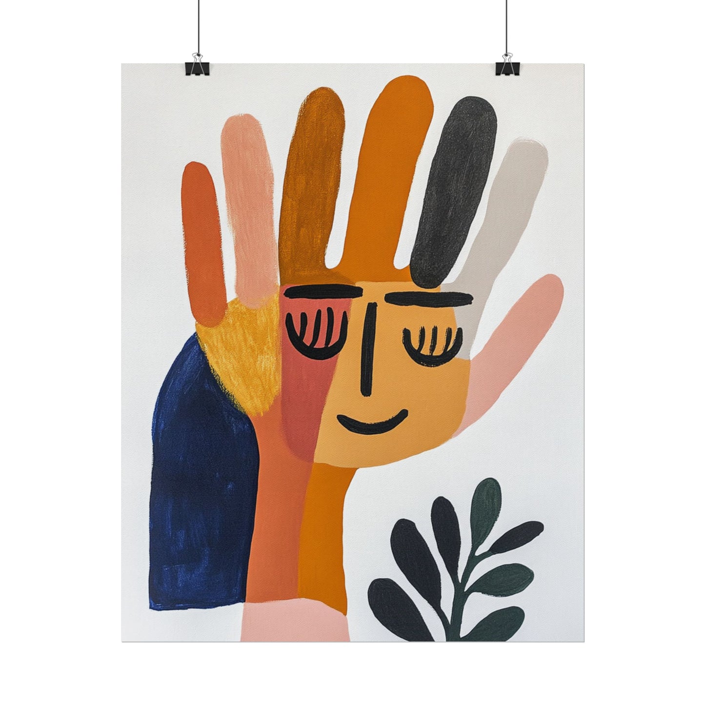 Joyful Hand - Playful Abstract Art Print