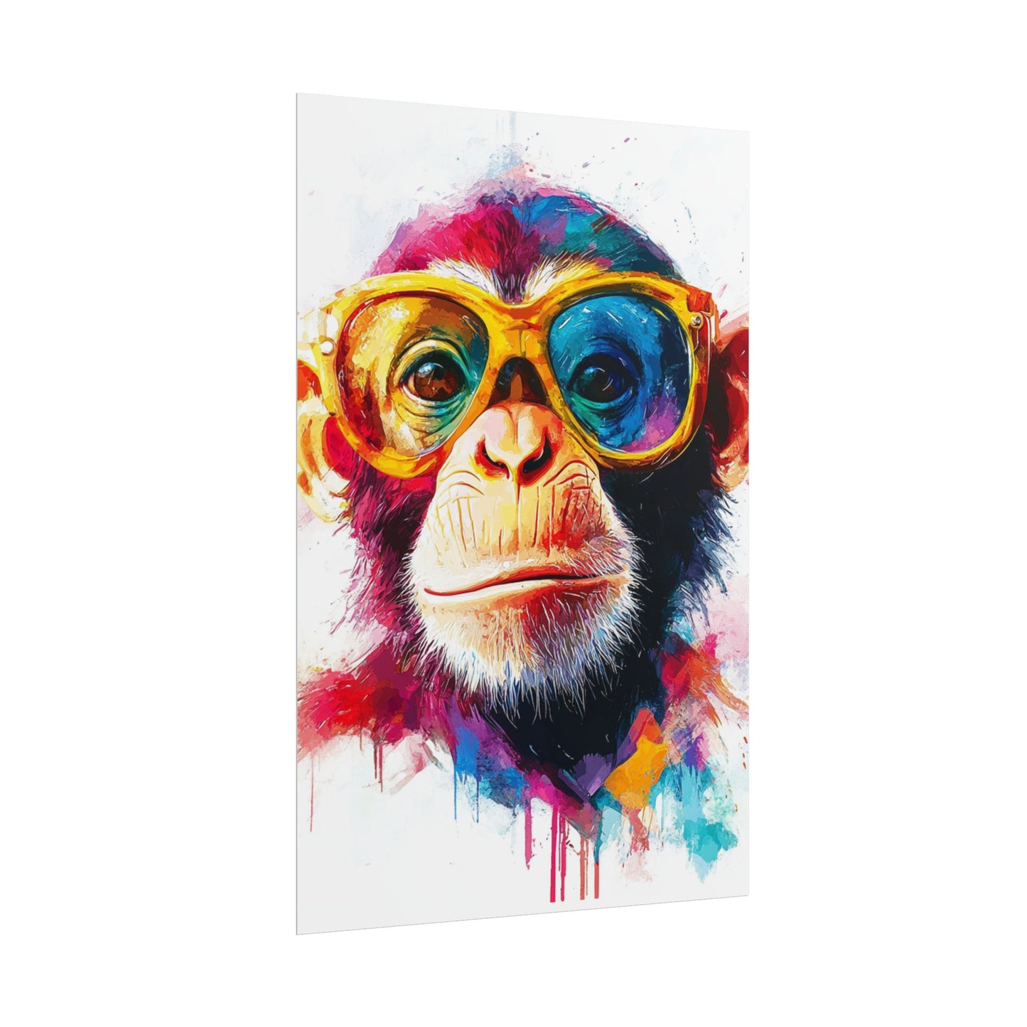 Cool Chimp - Abstract Art with a Splash of Colour