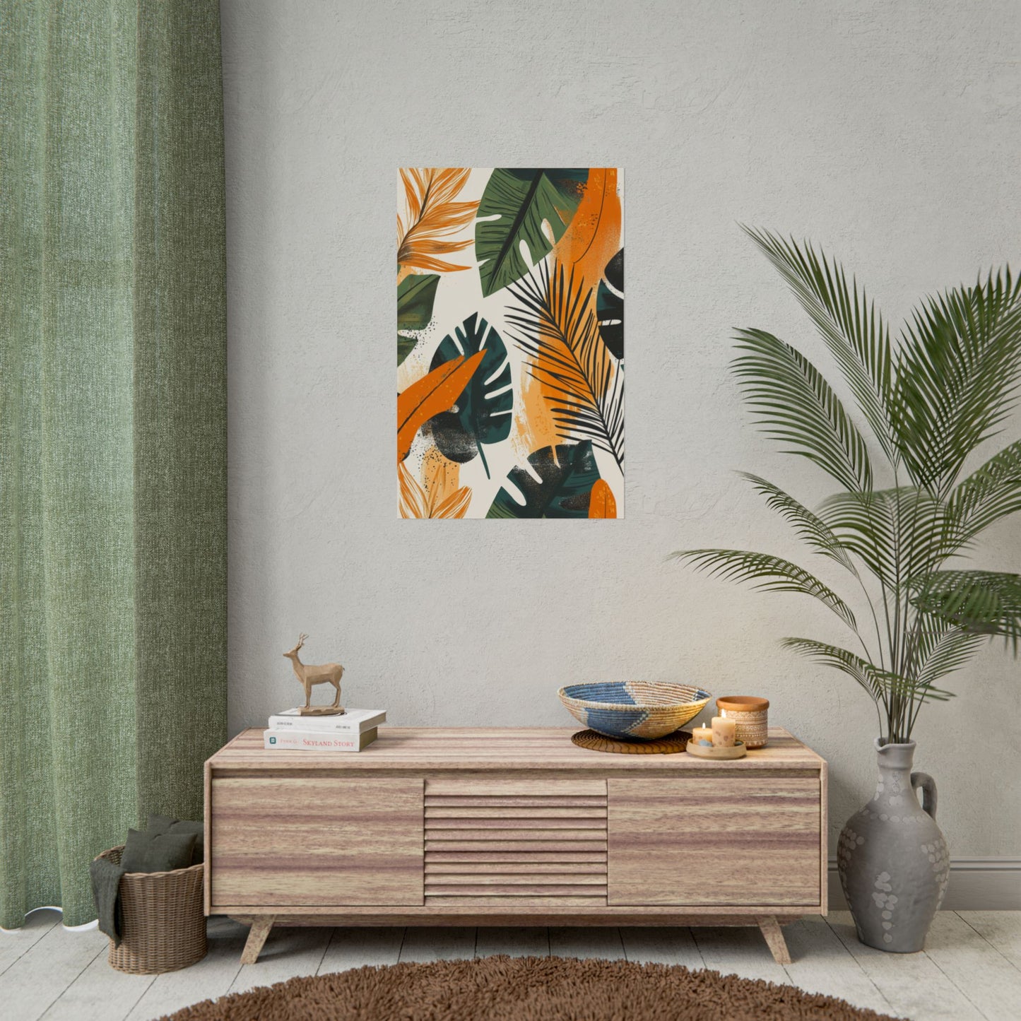 Tropical Fusion - Abstract Botanical Art Print