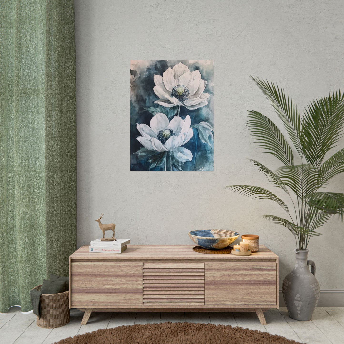 Ethereal Blooms - Abstract Floral Art in Soft Tones