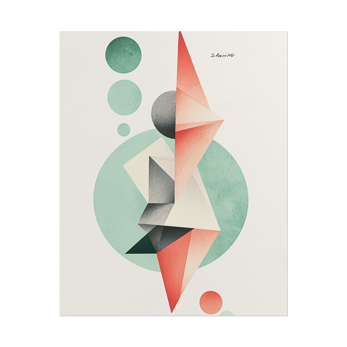 Symmetry in Motion - Geometric Abstract Art Print