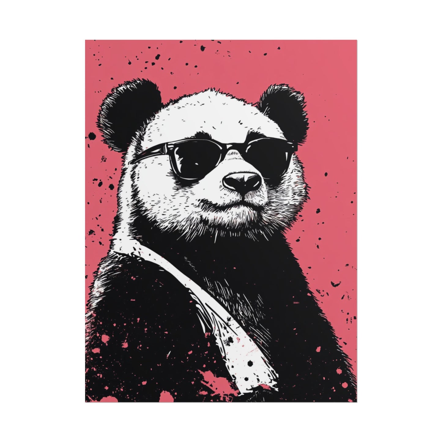 Cool Panda - Street Style Abstract Art Print