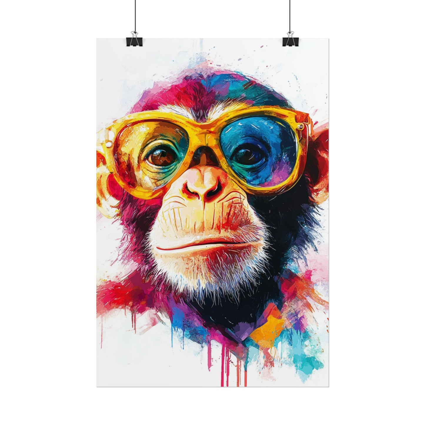 Cool Chimp - Abstract Art with a Splash of Colour