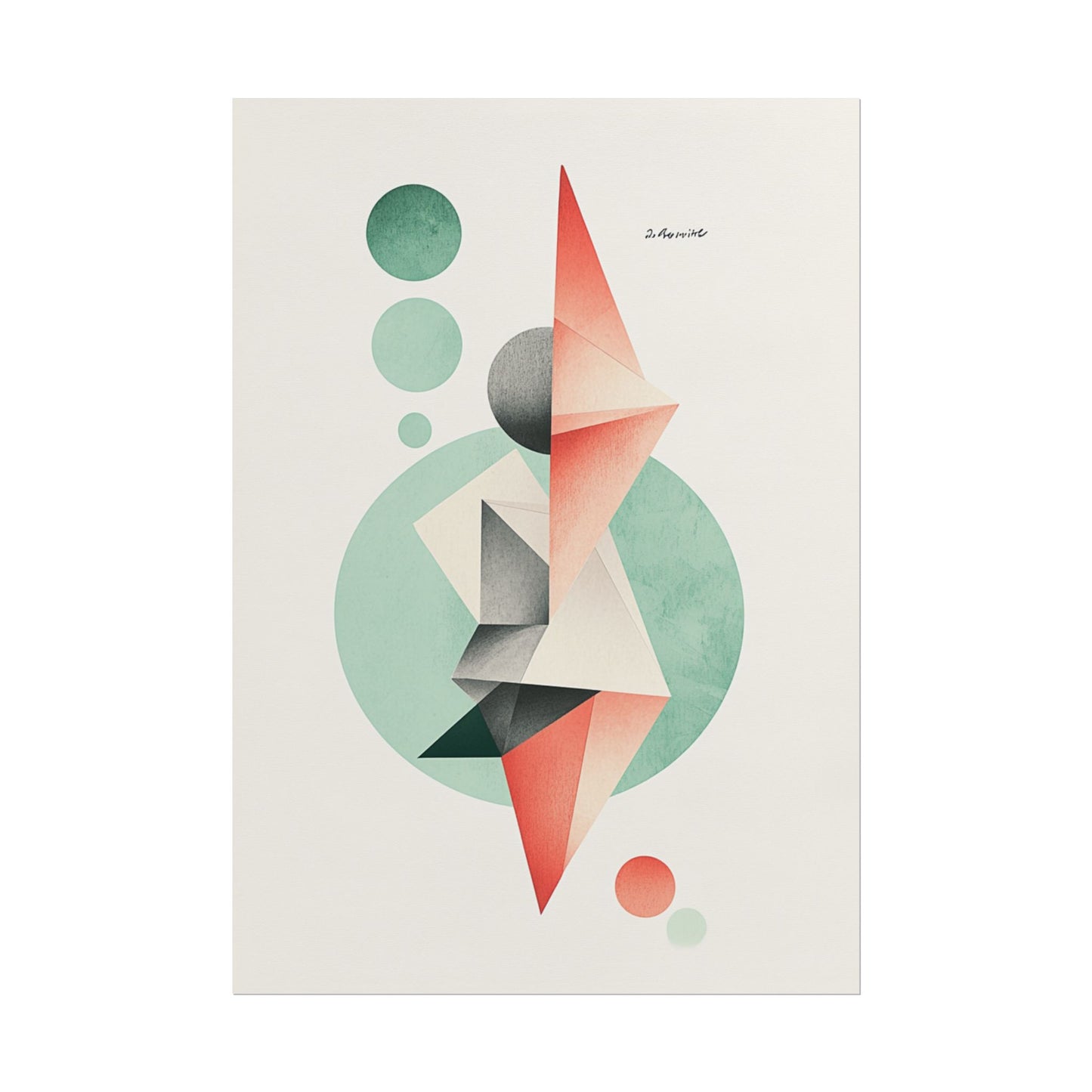 Symmetry in Motion - Geometric Abstract Art Print