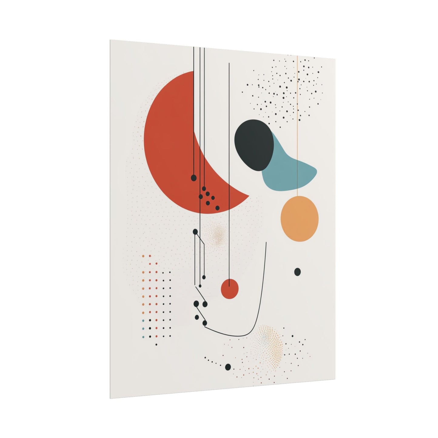 Celestial Rhythm - Abstract Geometric Art Print