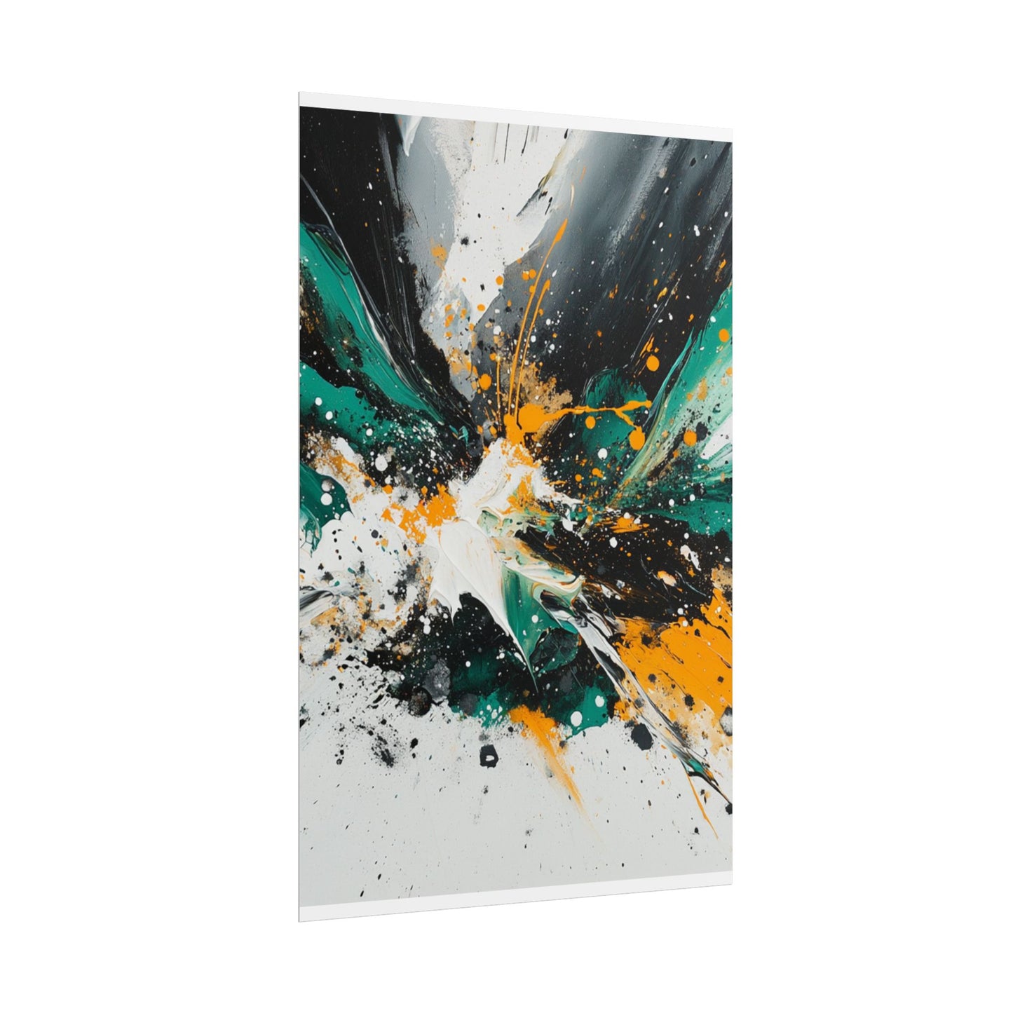 Explosive Fusion - Dynamic Abstract Art Print