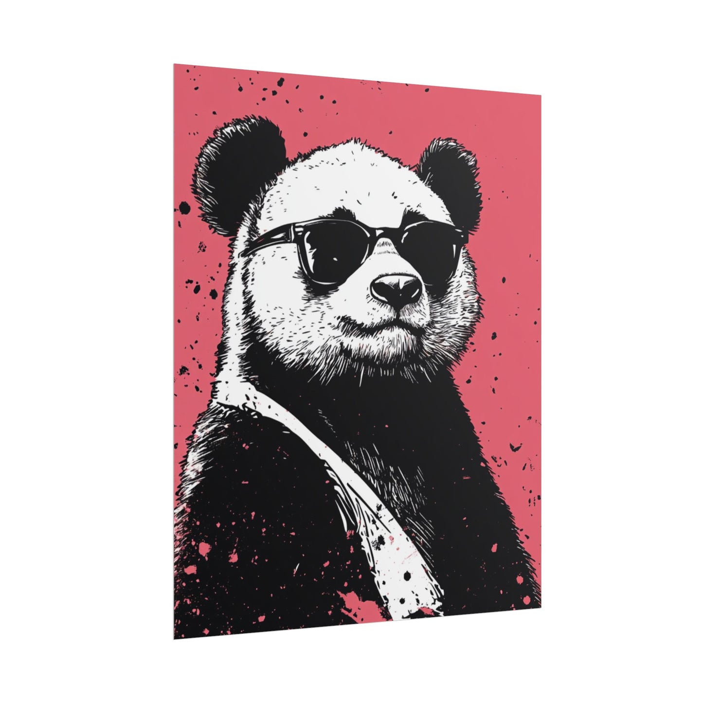 Cool Panda - Street Style Abstract Art Print