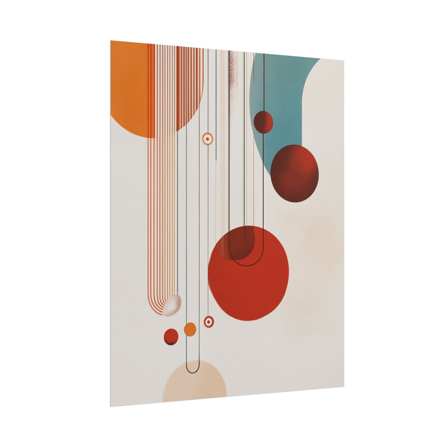 Orbital Harmony - Abstract Geometric Art Print