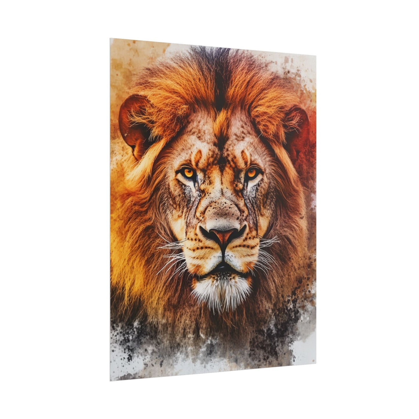 Regal Majesty - Abstract Lion Art Print